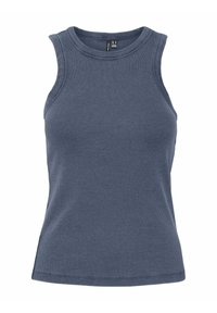 VERO MODA Vmjane SL Washed Rib Top Jrs Noos, Maglietta A Coste Donna In Materiale Sostenibile