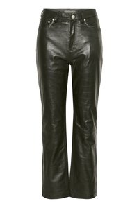 ELENA - Pantaloni de piele - green croco