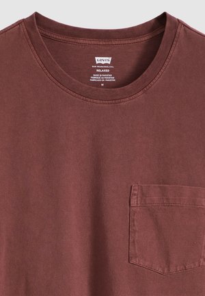 Levi's®, RELAXED POCKET TEE - T-shirts basic - garment dye fa - reds -