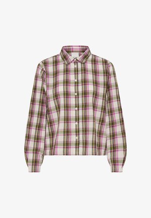 ICHI, IHEMINA SH - Skjortebluser - calla green check