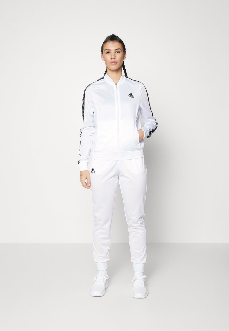 Kappa - TRACKSUIT SET - Tracksuit - bright white, Enlarge