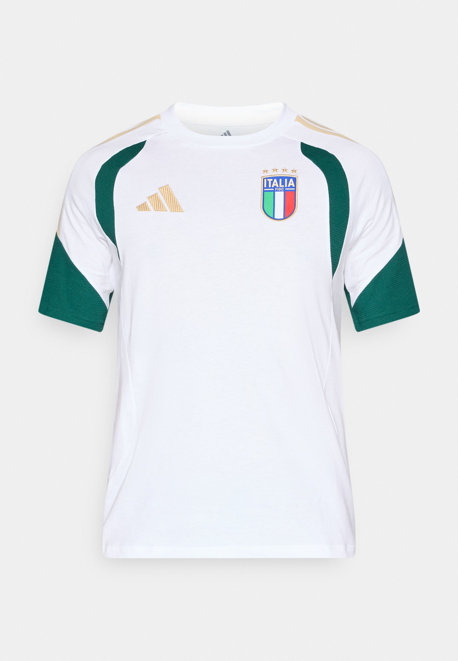 adidas ITALIA シャツ ホワイト　オーセンティック 値下げ⭕️ adidas Performance FIGC ITALY TEE - Print T-shirt - white - Zalando