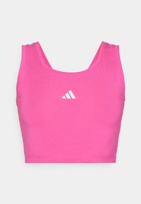 Unselected, semi lucid fuchsia/white