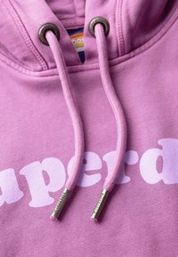 Superdry & Co COOPER TONAL - Jersey con capucha - dewberry