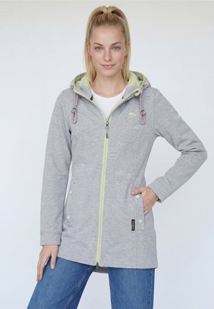 FUNKTIONS - Outdoorjakke - hellgrau melange hellgelb