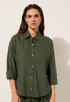 Button-down blouse - Green
