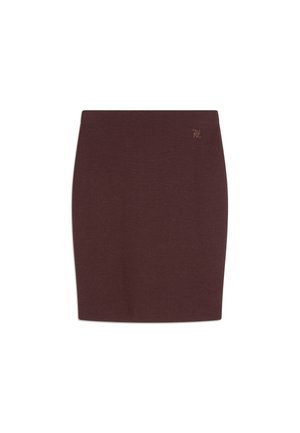 NAULOVER, WOMEN - Jupe crayon - mottled bordeaux