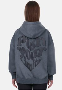 Dropsize Hættetrøje - washed grey