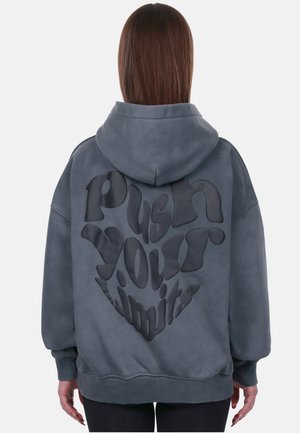 Dropsize Džemperis ar kapuci - washed grey