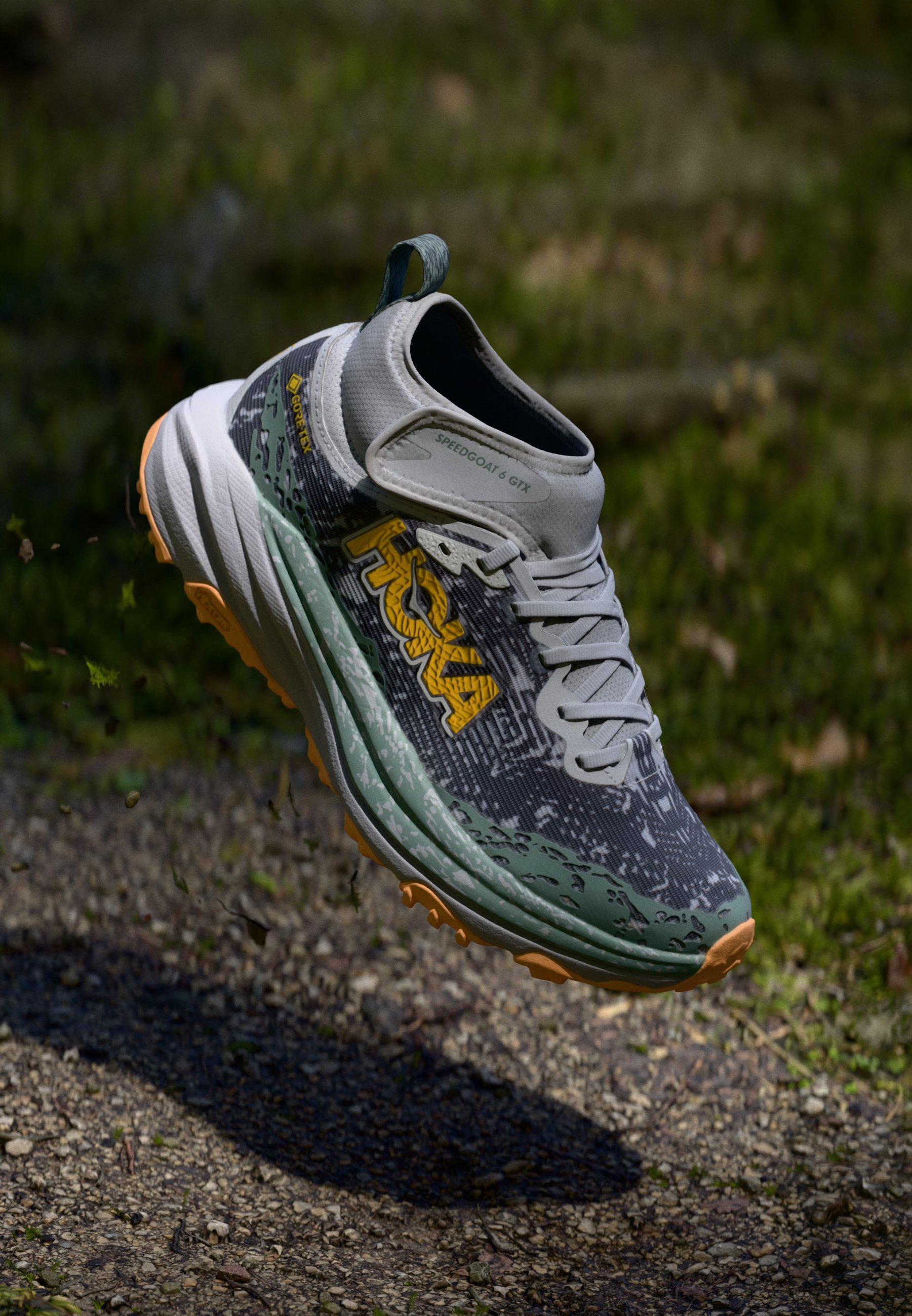 カモシカ Pantofi alergare femei Hoka Speedgoat 6 - oatmeal/mountain iris