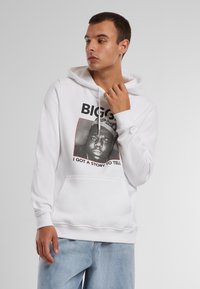 Mister Tee BIGGIE CROWN - Džemperis ar kapuci - white