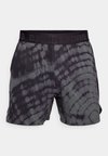 ACE TIE DYE SHORT SHORTS - Sporta šorti - black