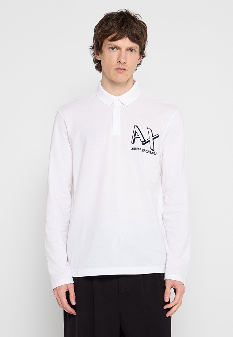 Armani Exchange Poloshirt wit Armani Exchange Poloshirt wit