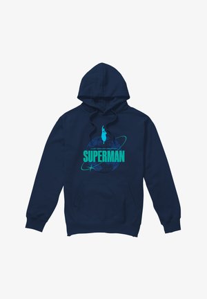 Cotton Soul, SUPERMAN 2025 ROUND THE WORLD - Kapuzenpullover - dark blue