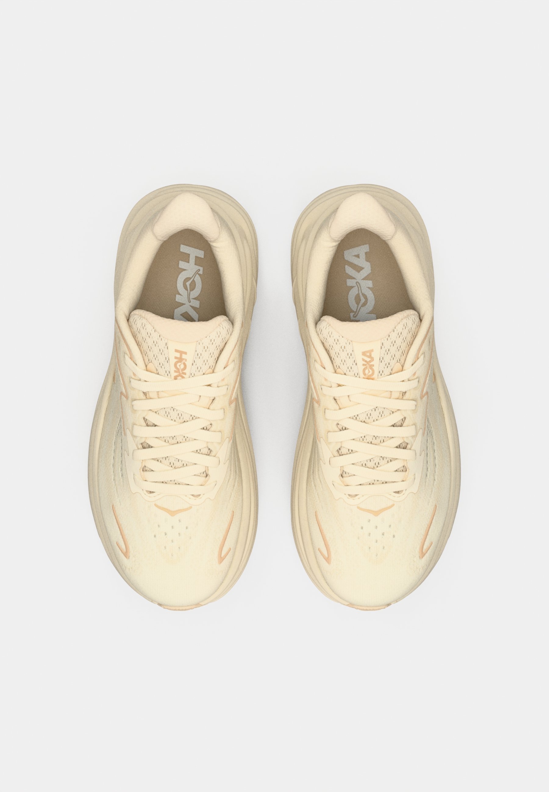 HOKA CLIFTON 10 - Road running shoes - vanilla/birch/beige