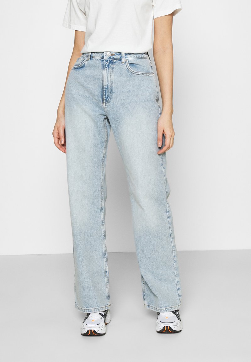 NA-KD FULL LENGTH  - Laisvo kirpimo džinsai - light blue