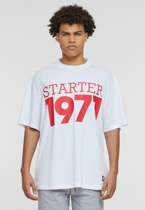TRAIN - Print T-shirt - white