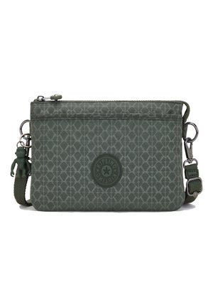 RIRI - Cross body bag - sign green embosse