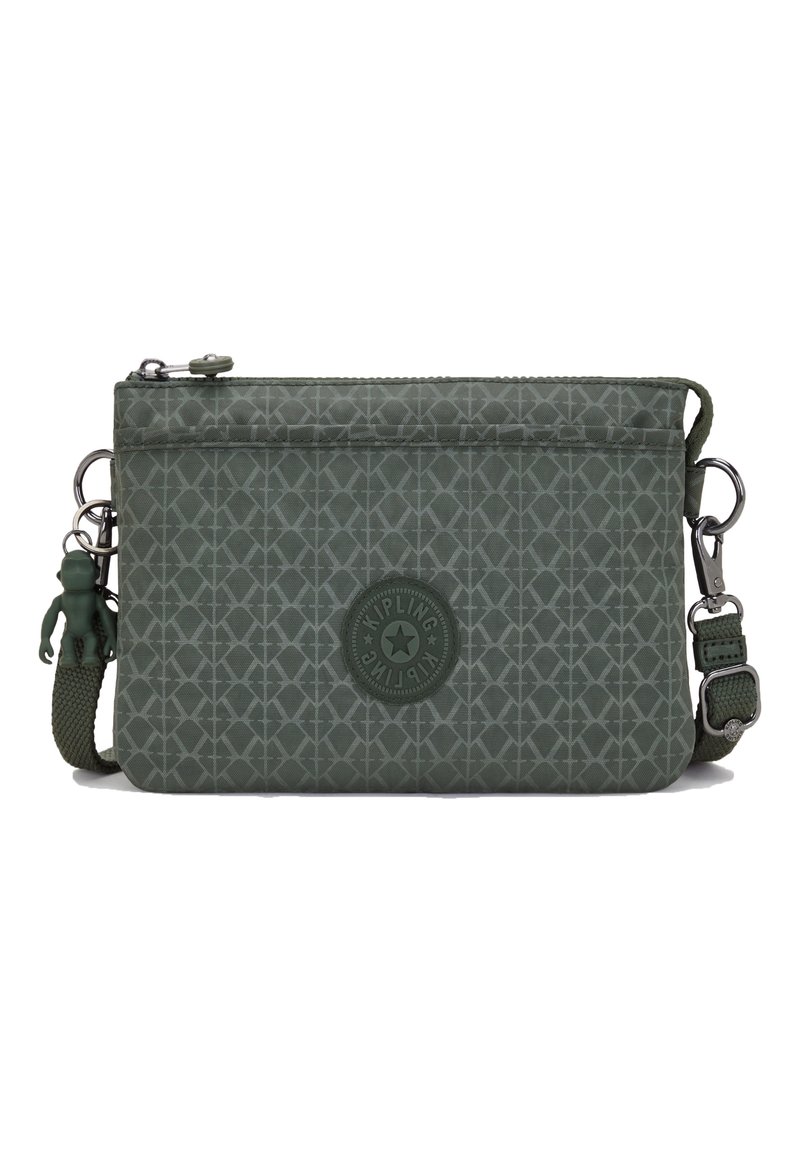 Kipling RIRI BP - Taška s příčným popruhem - sign green embosse