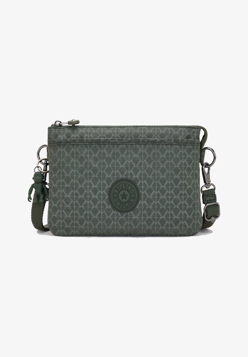 Kipling RIRI - Borsa a tracolla - sign green embosse