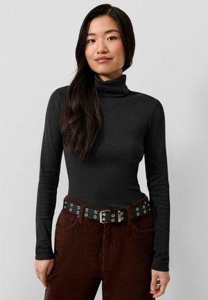 QS, T-SHIRT - Long sleeved top - schwarz