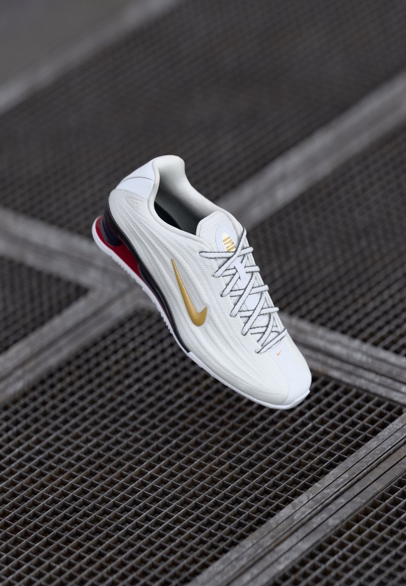 SHOX Z white/varsity red/metallic gold-coloured/dark charcoal/white