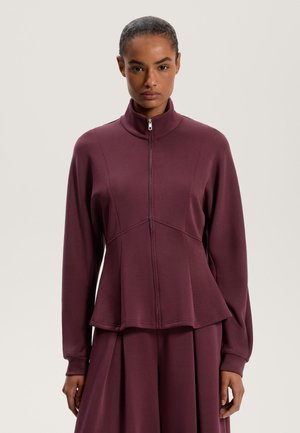 SOFT-TOUCH WITH FITTED WAIST - Leichte Jacke - dark red