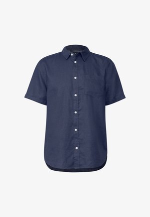 Street One MEN, KURZARM AUS - Camicia - blau