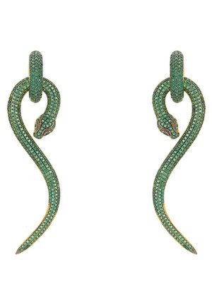 ANACONDA SNAKE DROP  - Earrings - green