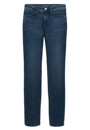 TOM TAILOR ALEXA STRAIGHT - Straight leg jeans - dark stone wash denim