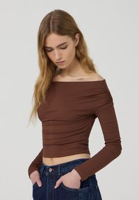 Terranova BARCHETTA  - Maglietta a manica lunga - marrone