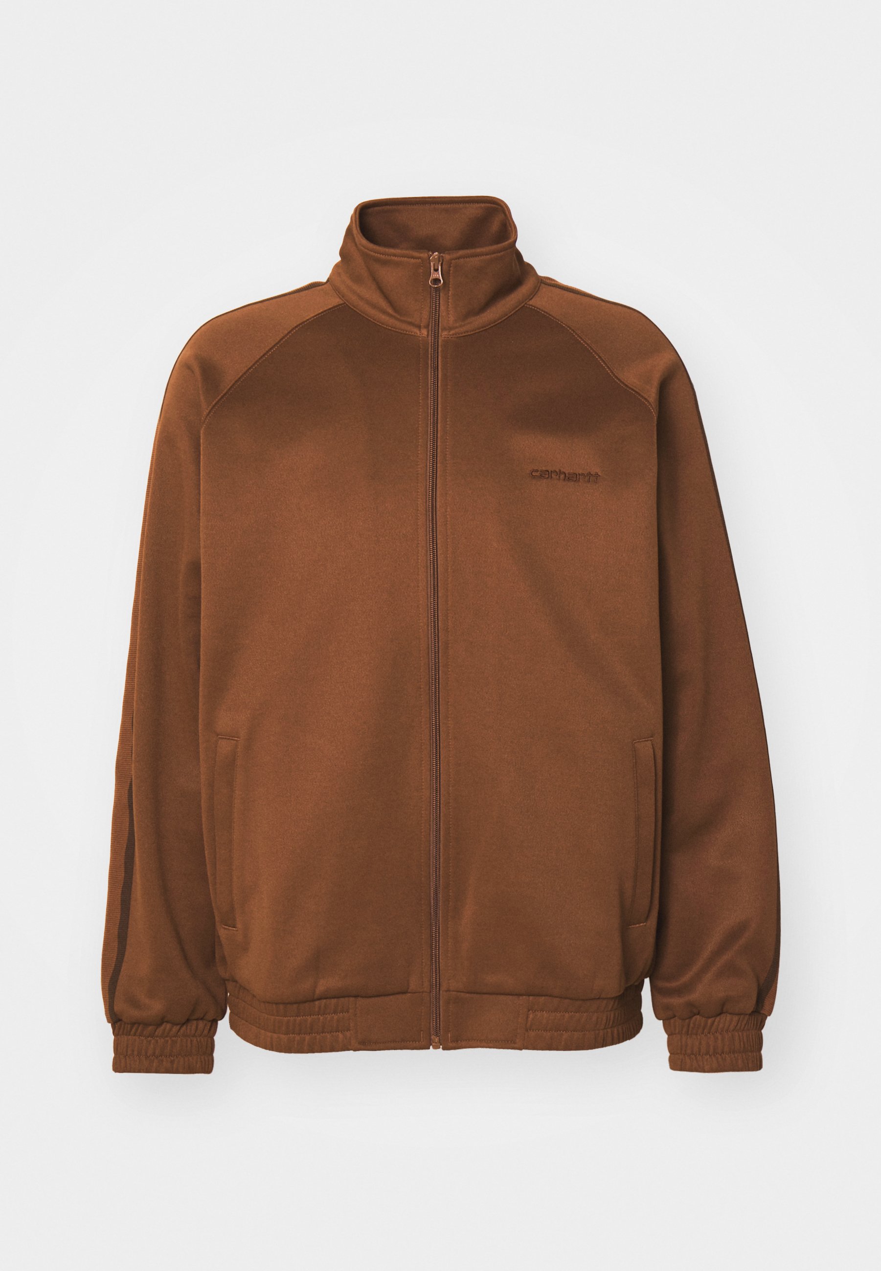 Carhartt WIP BOLAN JACKET - Zip-up sweatshirt - chocolate/tobacco