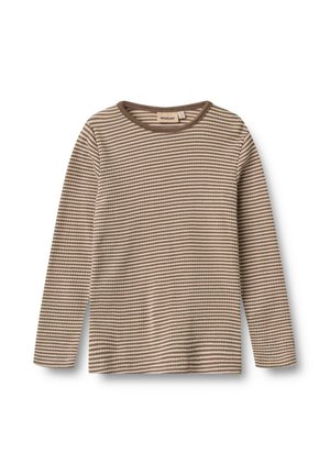 Top s dlhým rukávom - wood stripe