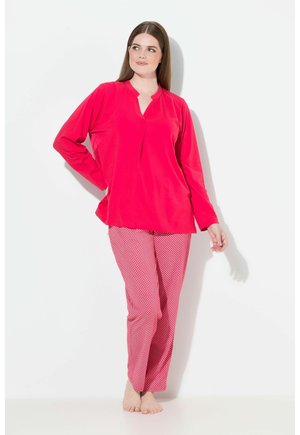 MUSTER LANGARM SET - Pigiama - magenta
