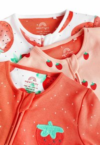 Next FOOTLESS 3 PACK - Odijelo za spavanje - red strawberry
