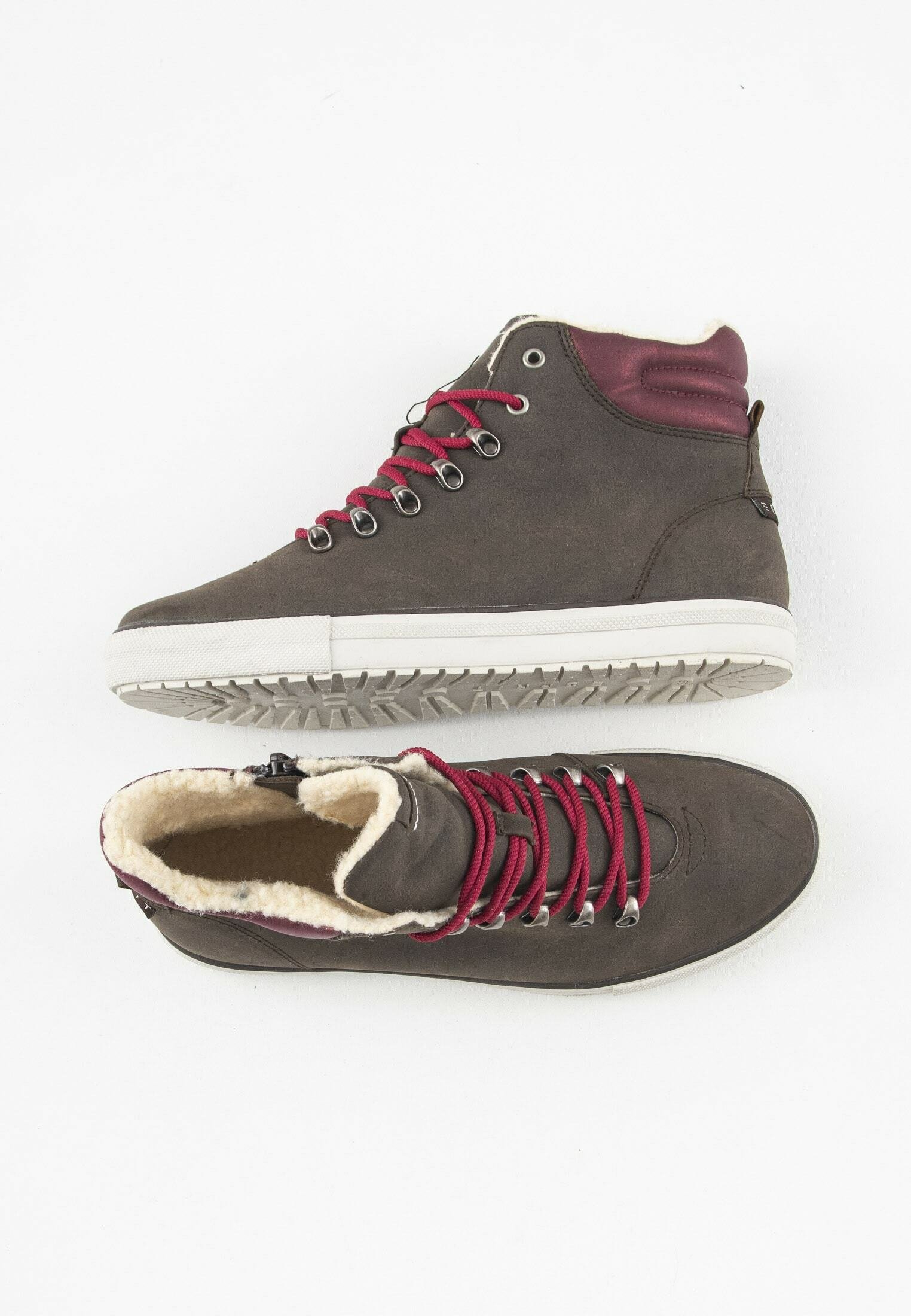 Esprit Sneakers hoog - brown/Bruin - Zalando.nl