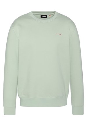 Schott RAS DU COU - Sweatshirt - sage pastel
