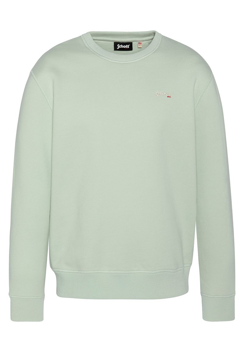 Schott - RAS DU COU - Sweatshirt - sage pastel, Agrandir