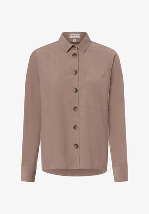 Marie Lund Hemdbluse - taupe