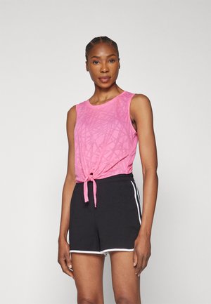 ONPMASON KNOT BURNOUT CROP TRAIN - Toppi - azalea pink