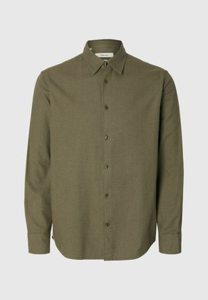 Selected, SLHREGNOAH - Hemd - khaki