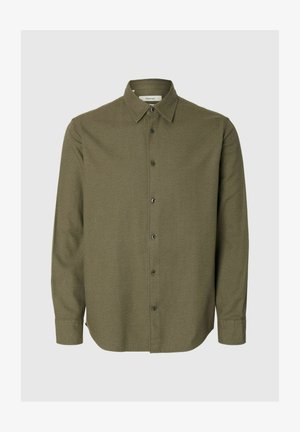 Selected, SLHREGNOAH - Overhemd - khaki