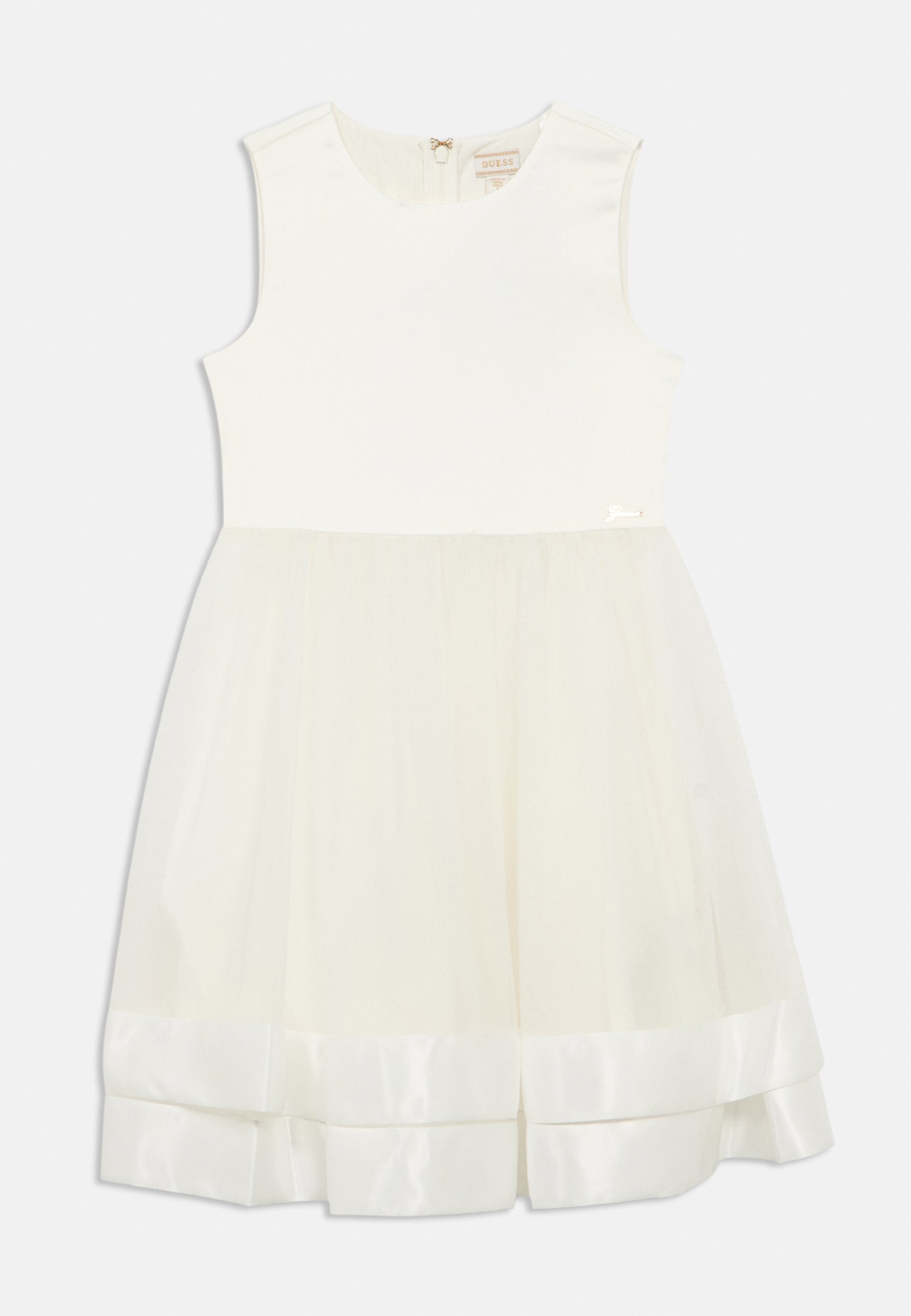 Abito Celeste Bimba Vestito Guess Per Bambine E Ragazze - Colore Celeste Primavera/Estate Vestito Occasioni Speciali Bambino - 12