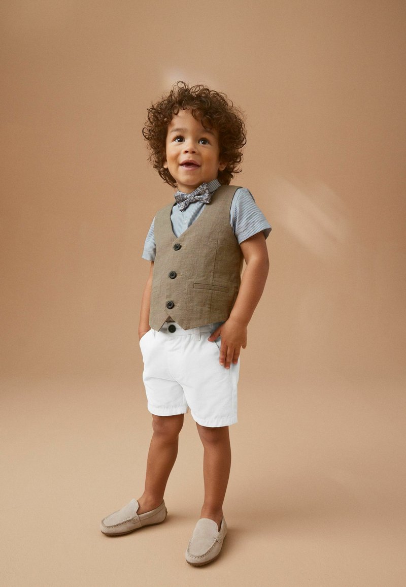 Next SET REGULAR FIT - Vestă - tan brown