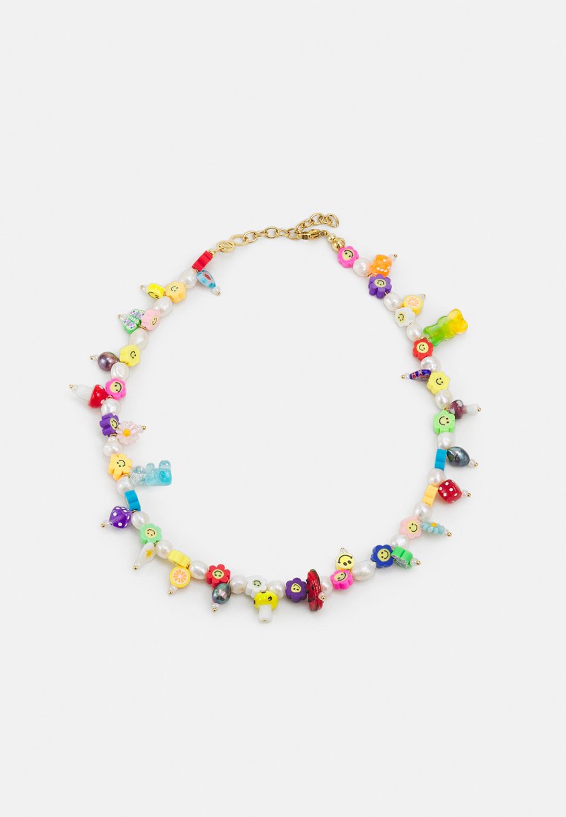 Nialaya PEARL CHOKER WITH CHARMS UNISEX Colier multicoloured