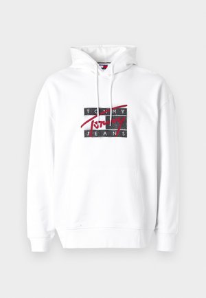 GRAFFITI SIGNATURE HOOD UNISEX - Sweatshirt - white