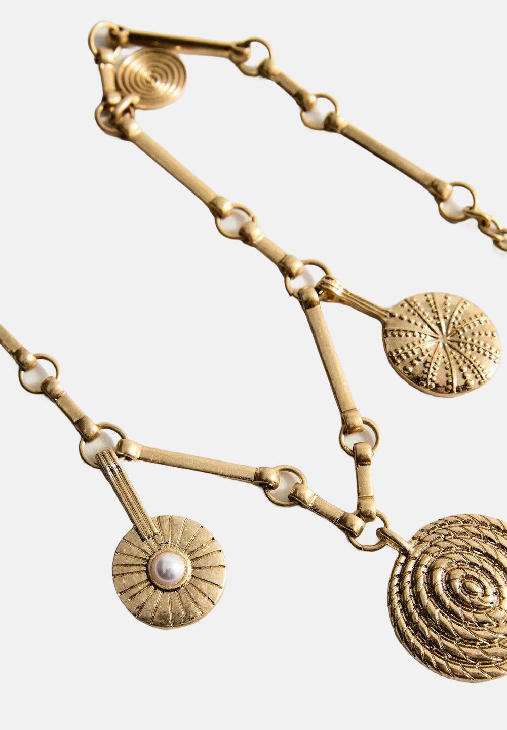 Karl Kani OLD ENGLISCH CHARM HELIX - Necklace - gold