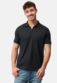 INDICODE JEANS - INYONAH - Polo shirt - black Thumbnail Image 1