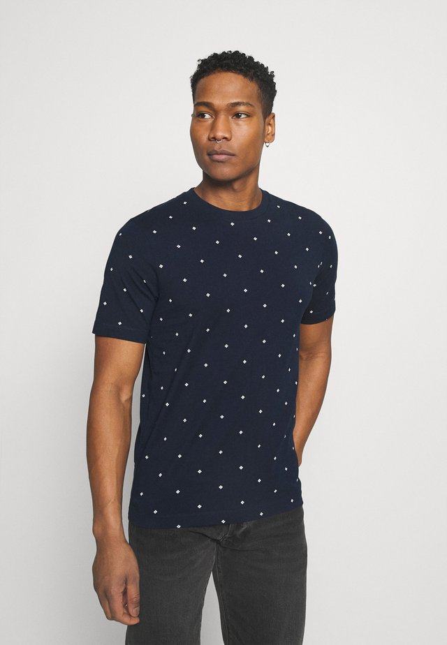 CLASSIC ALLOVER PRINTED TEE - T-Shirt print - dark blue