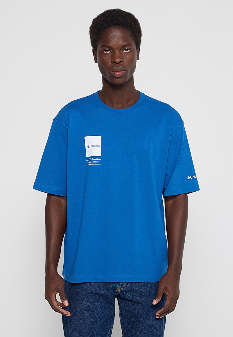 Columbia T-shirt print blauw